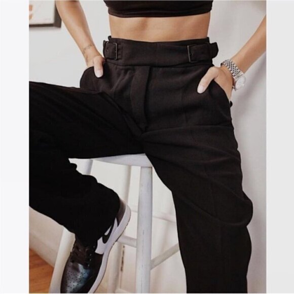 Wilfred Anna Pants Straight Leg Trouser Tan Womens 4 - Picture 1 of 12